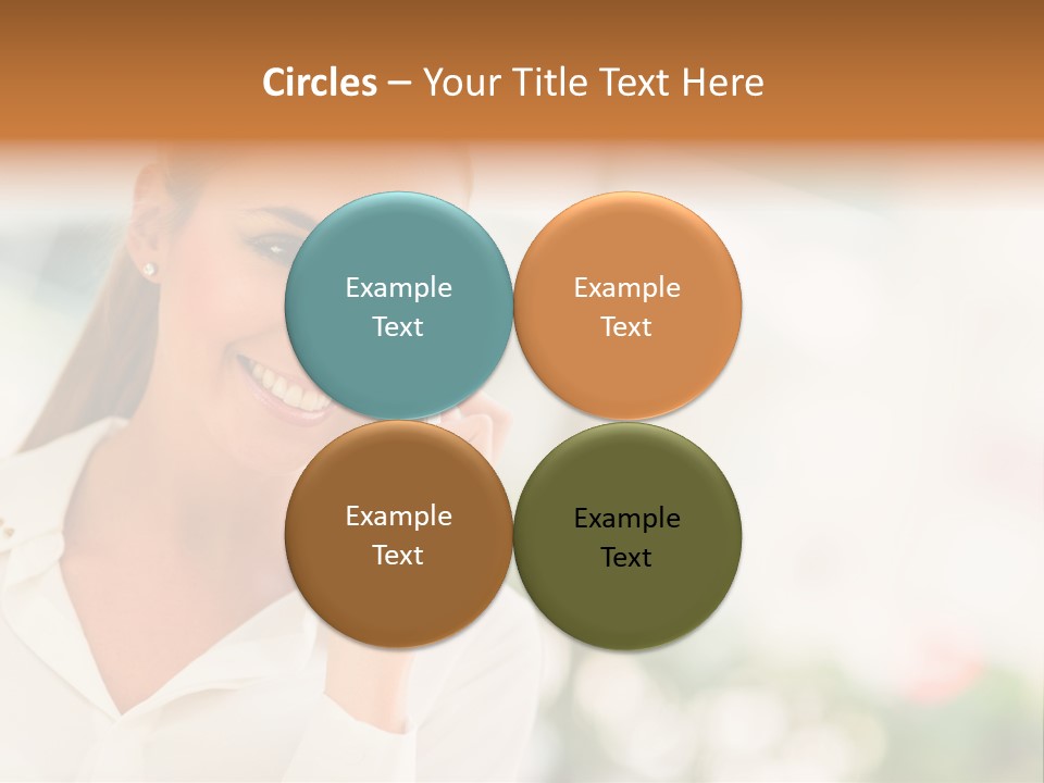 Lifestyle Attractive Caucasian PowerPoint Template