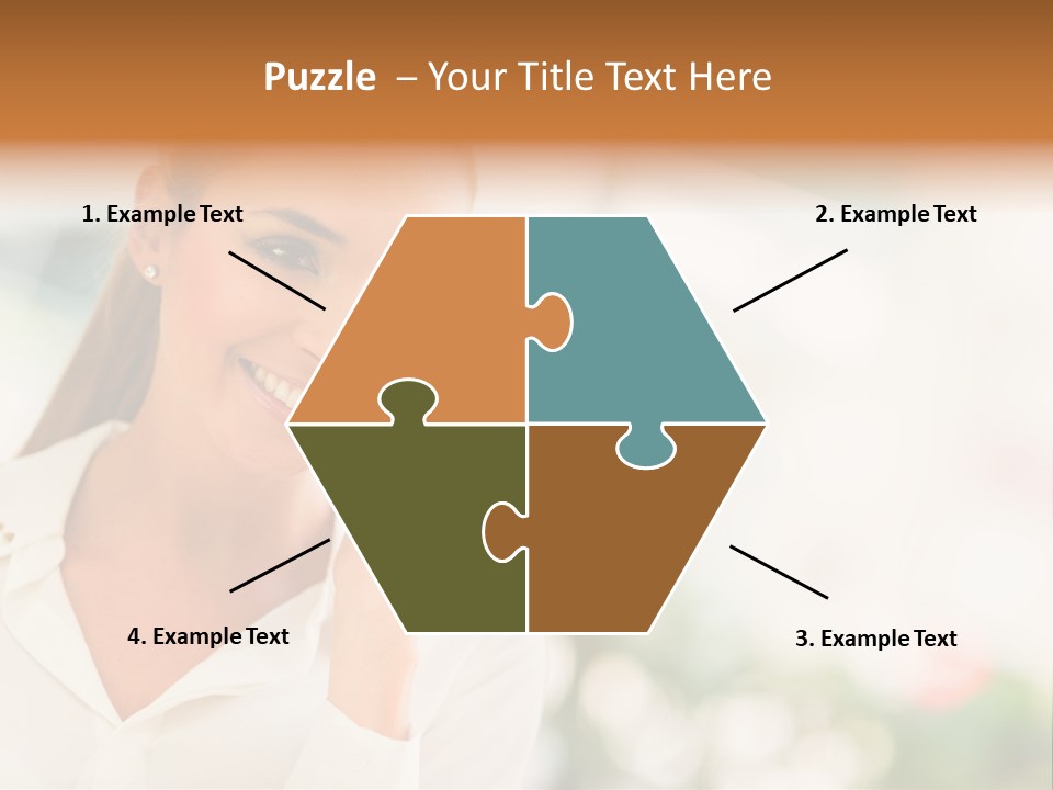 Lifestyle Attractive Caucasian PowerPoint Template