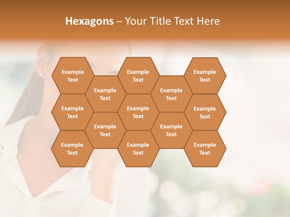 Lifestyle Attractive Caucasian PowerPoint Template