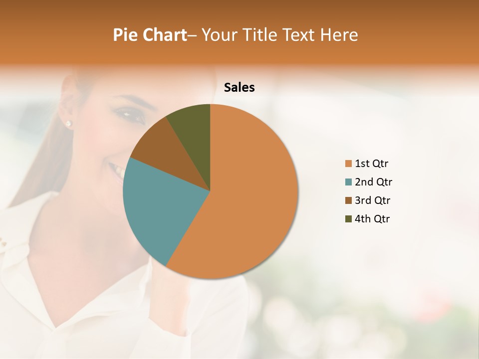 Lifestyle Attractive Caucasian PowerPoint Template