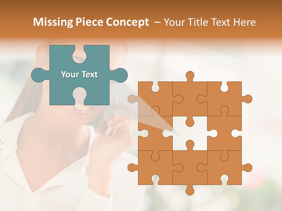 Lifestyle Attractive Caucasian PowerPoint Template