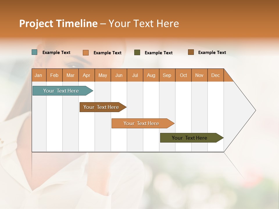 Lifestyle Attractive Caucasian PowerPoint Template