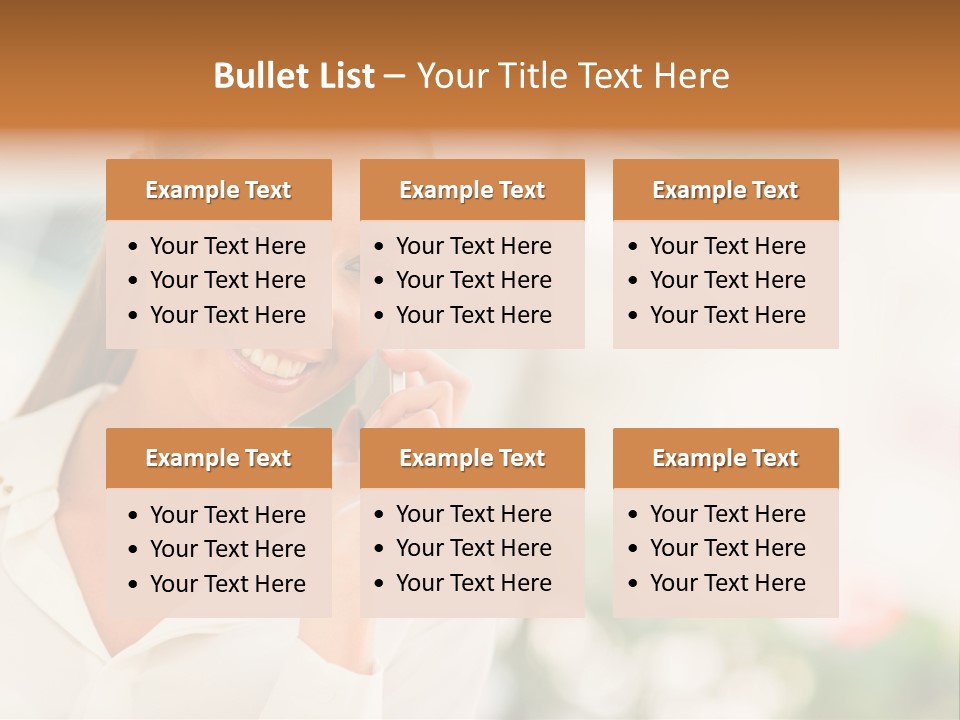 Lifestyle Attractive Caucasian PowerPoint Template