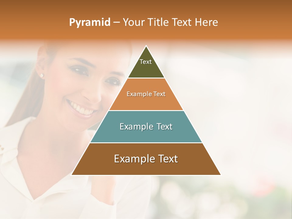 Lifestyle Attractive Caucasian PowerPoint Template