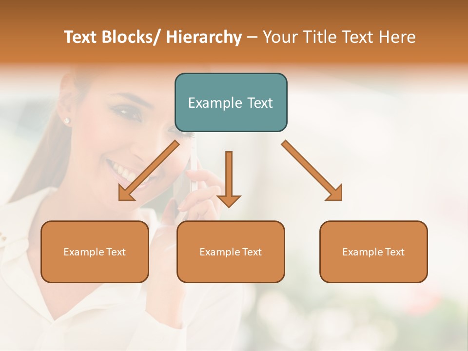 Lifestyle Attractive Caucasian PowerPoint Template
