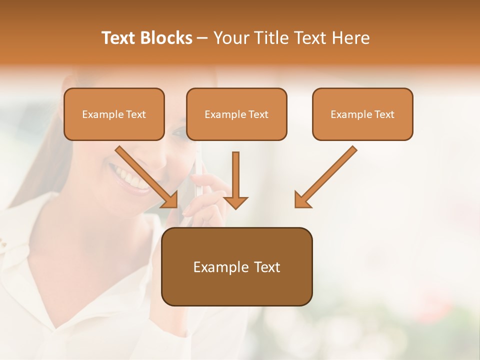 Lifestyle Attractive Caucasian PowerPoint Template