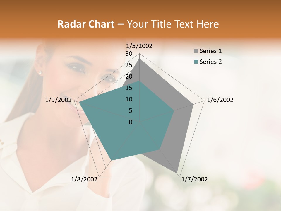 Lifestyle Attractive Caucasian PowerPoint Template