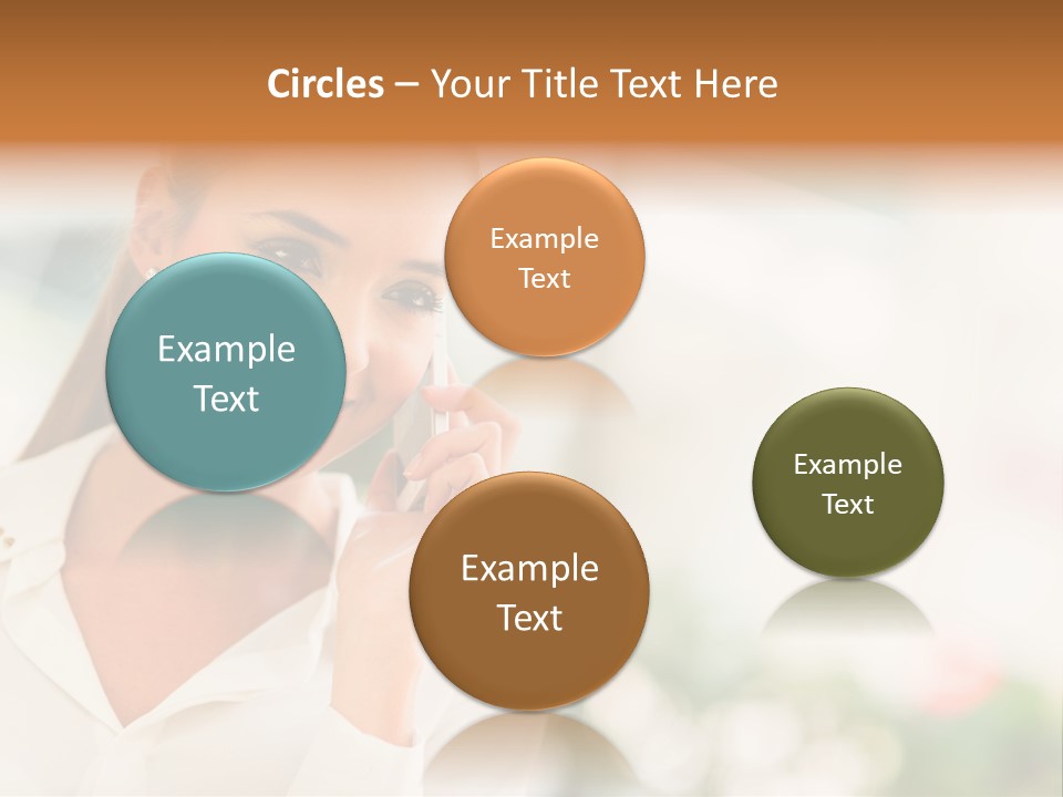 Lifestyle Attractive Caucasian PowerPoint Template