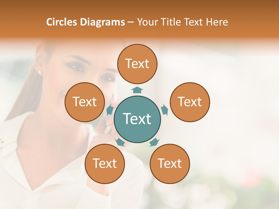 Lifestyle Attractive Caucasian PowerPoint Template