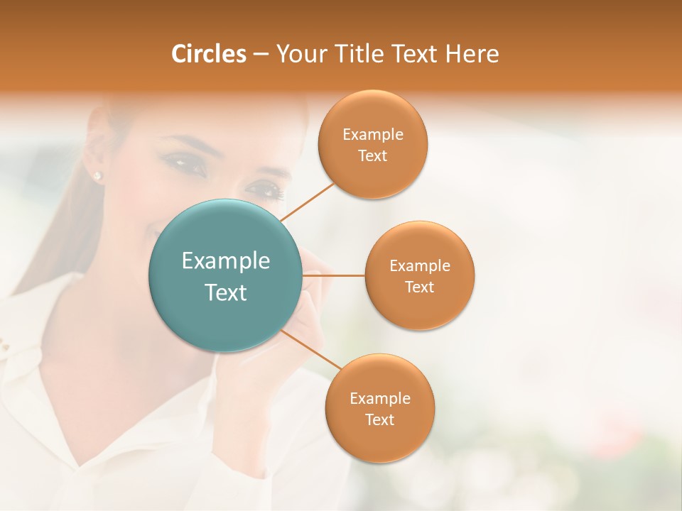 Lifestyle Attractive Caucasian PowerPoint Template