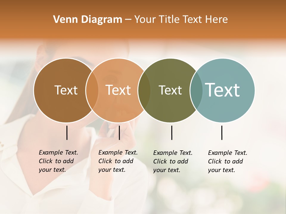 Lifestyle Attractive Caucasian PowerPoint Template