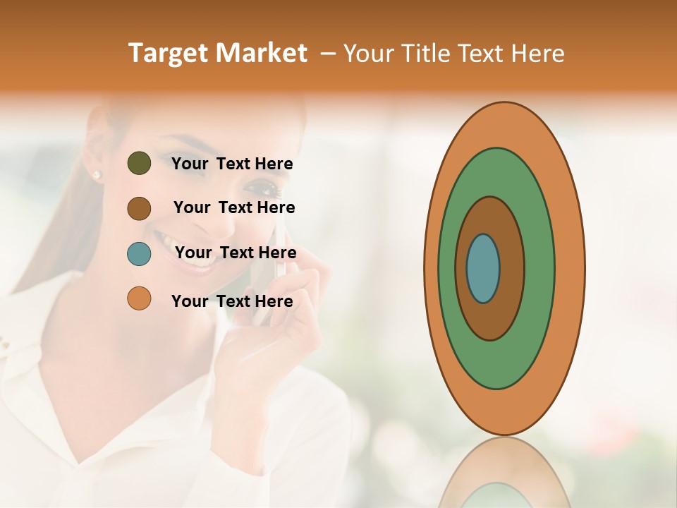 Lifestyle Attractive Caucasian PowerPoint Template