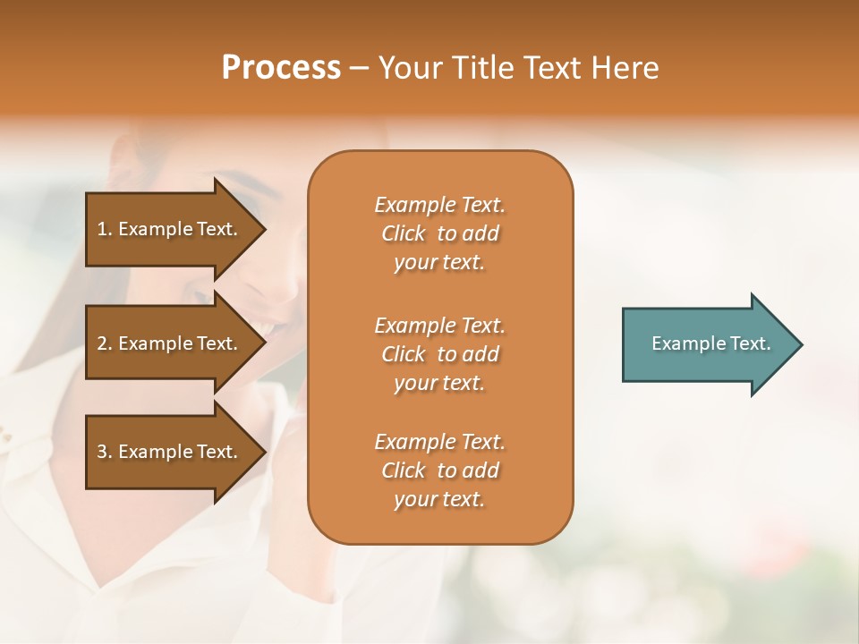 Lifestyle Attractive Caucasian PowerPoint Template