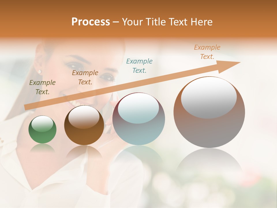 Lifestyle Attractive Caucasian PowerPoint Template