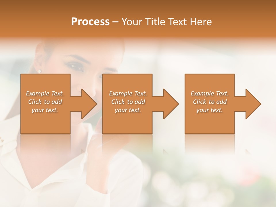 Lifestyle Attractive Caucasian PowerPoint Template
