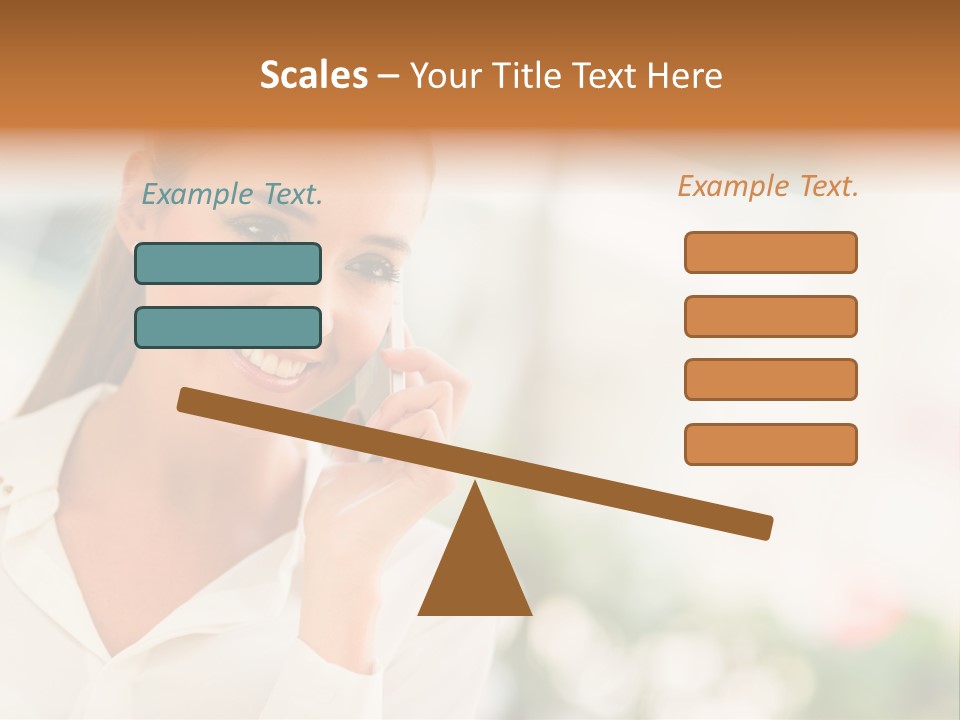 Lifestyle Attractive Caucasian PowerPoint Template