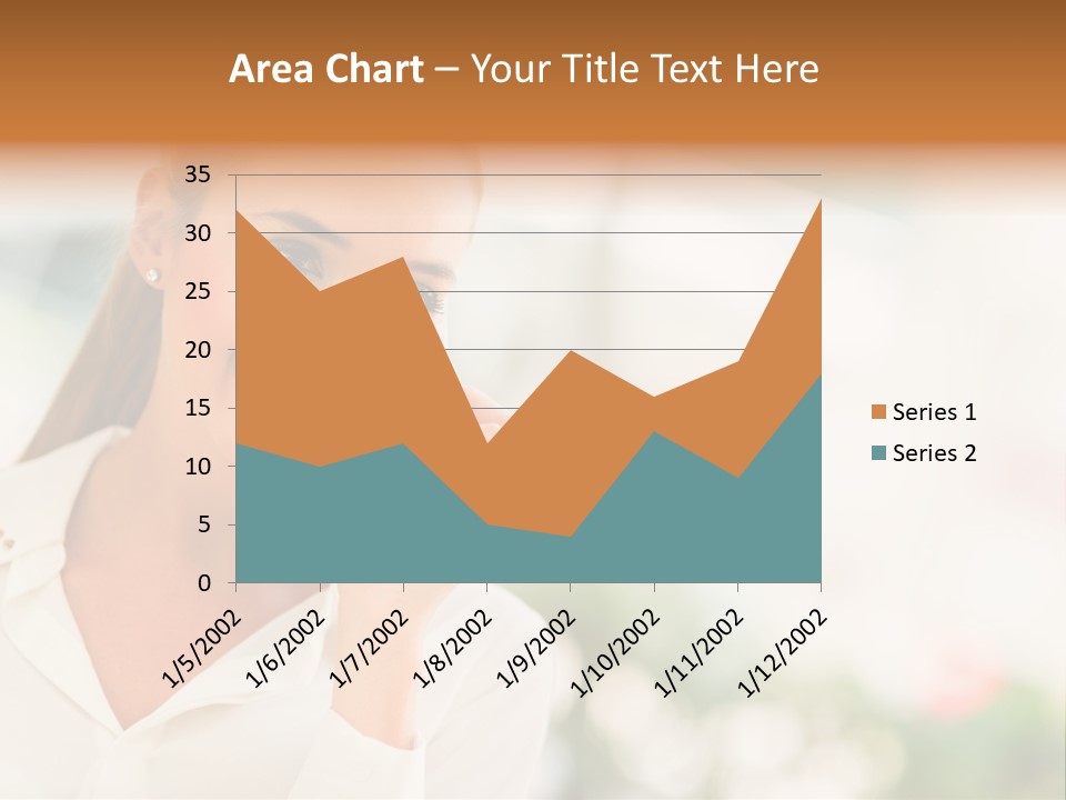 Lifestyle Attractive Caucasian PowerPoint Template