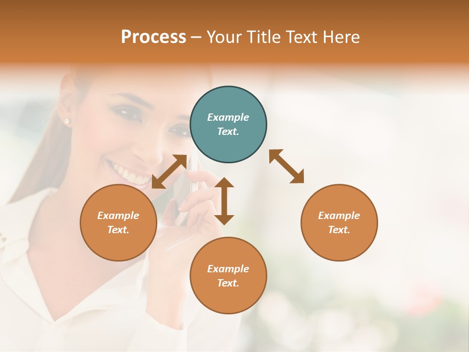 Lifestyle Attractive Caucasian PowerPoint Template