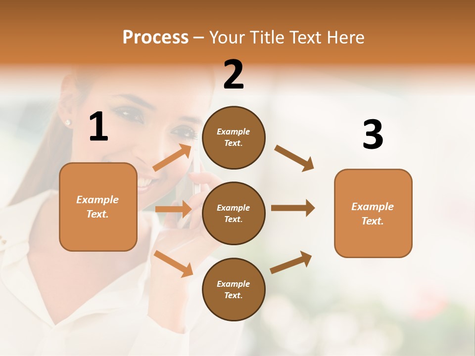 Lifestyle Attractive Caucasian PowerPoint Template