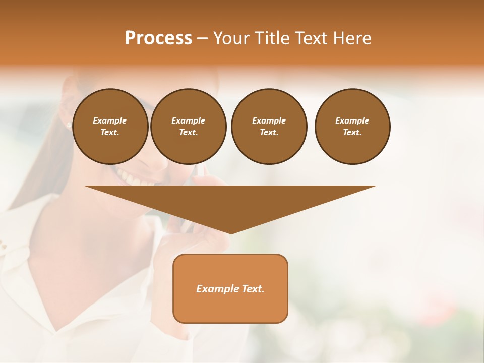 Lifestyle Attractive Caucasian PowerPoint Template