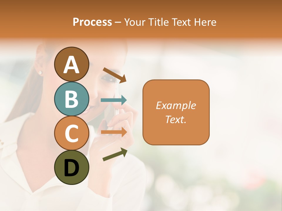 Lifestyle Attractive Caucasian PowerPoint Template