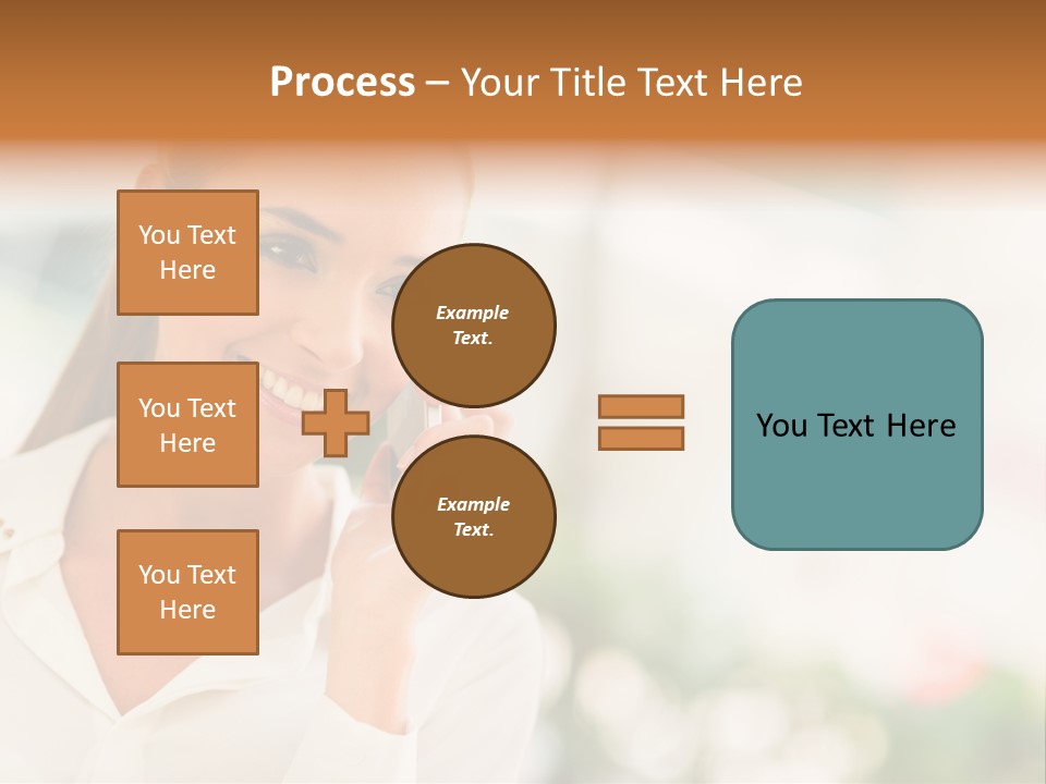 Lifestyle Attractive Caucasian PowerPoint Template
