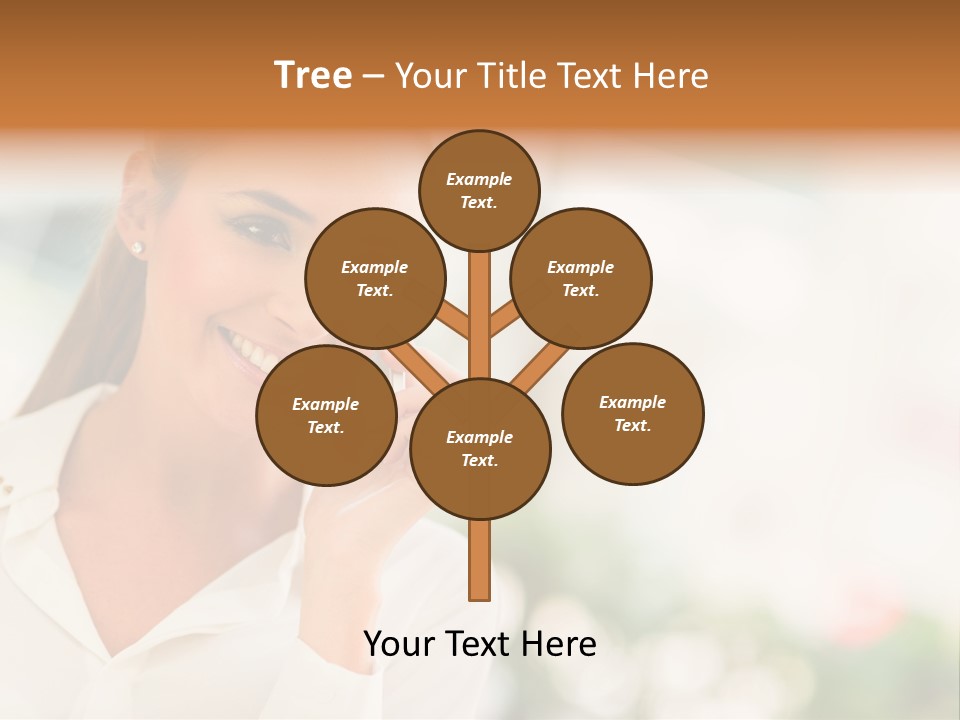 Lifestyle Attractive Caucasian PowerPoint Template