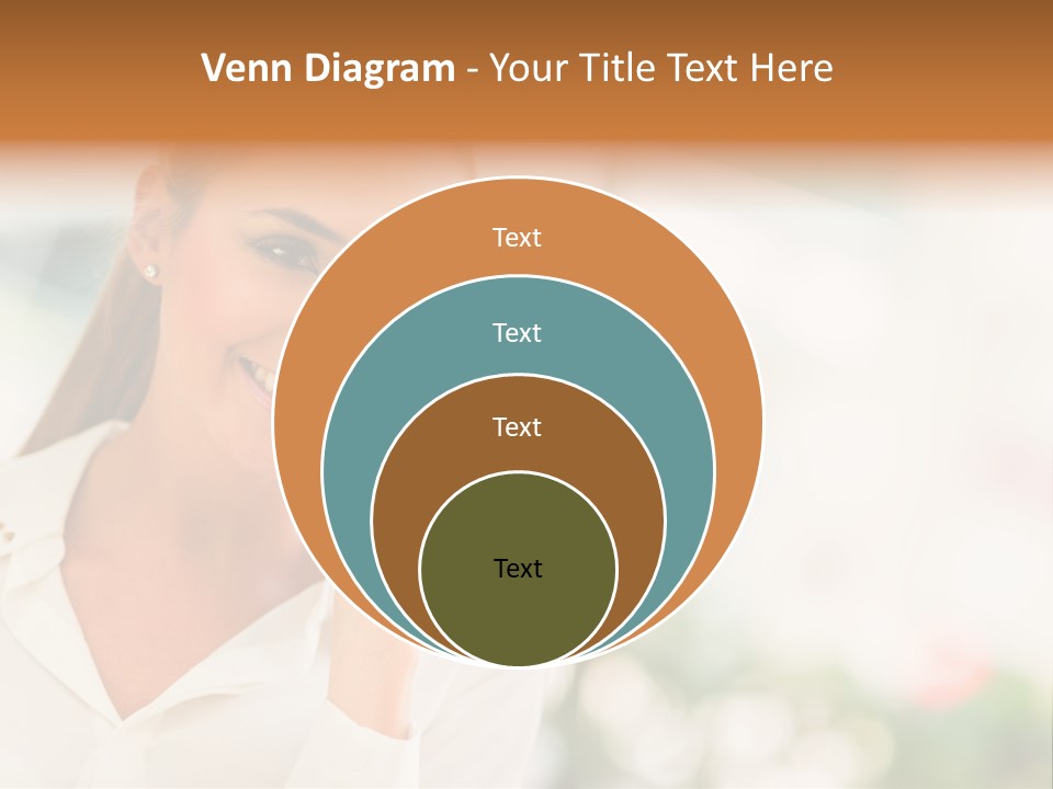 Lifestyle Attractive Caucasian PowerPoint Template