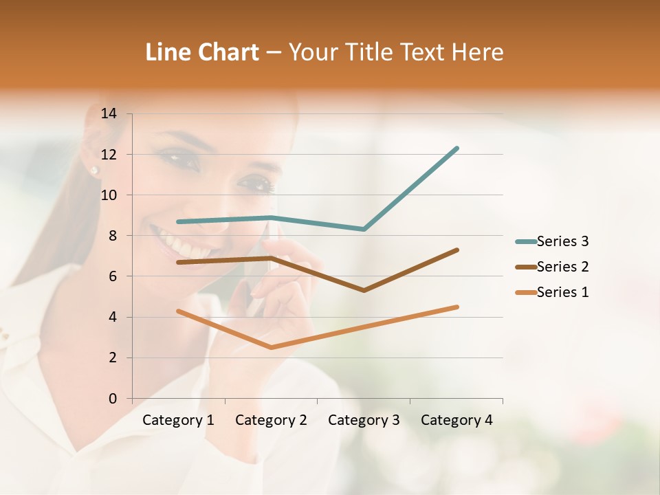 Lifestyle Attractive Caucasian PowerPoint Template