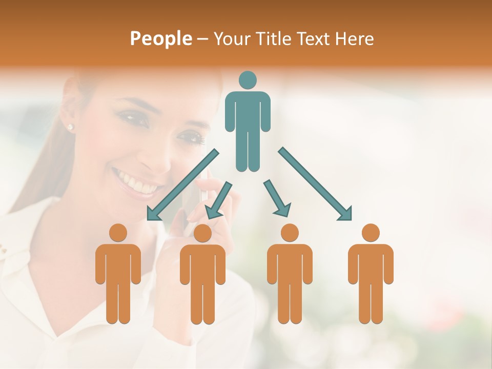 Lifestyle Attractive Caucasian PowerPoint Template