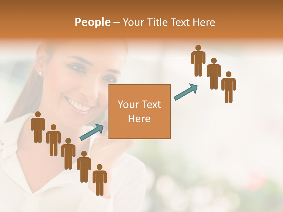 Lifestyle Attractive Caucasian PowerPoint Template