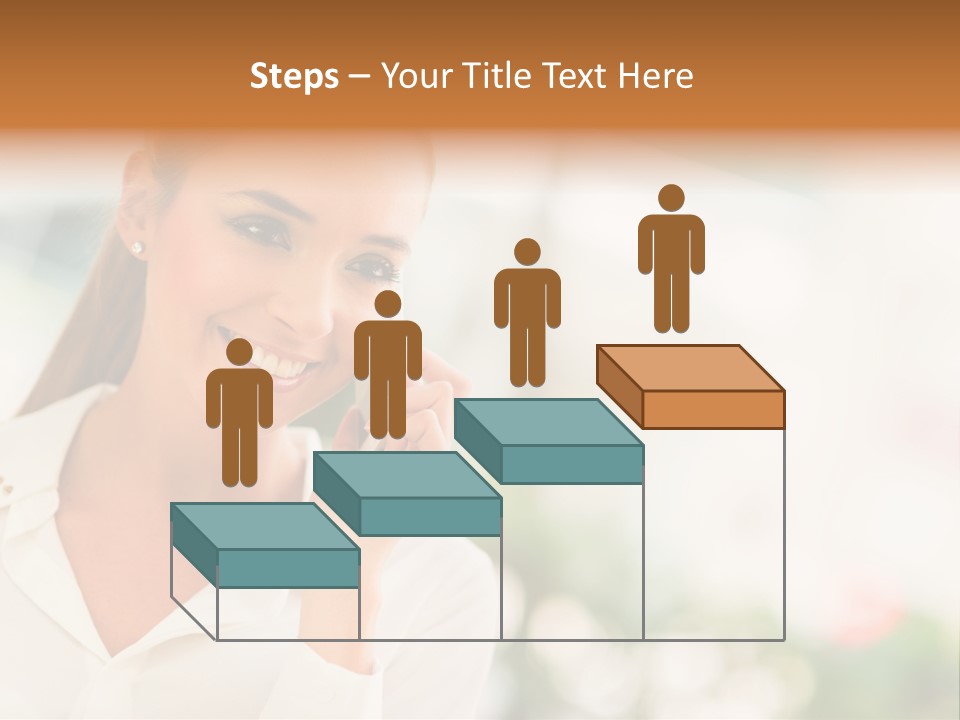 Lifestyle Attractive Caucasian PowerPoint Template