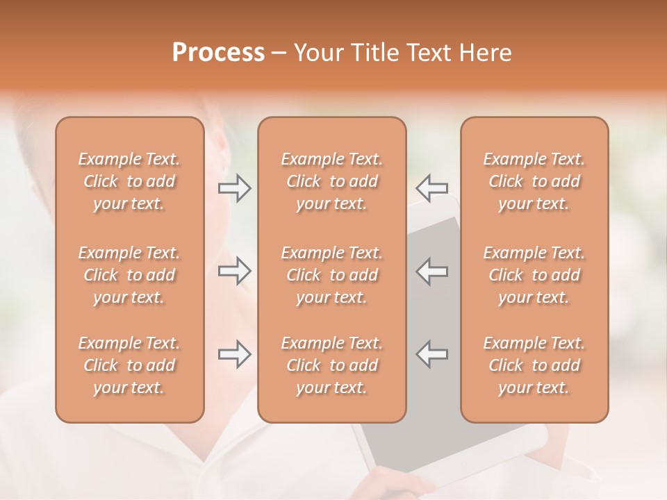 Girl Smiling Casual PowerPoint Template