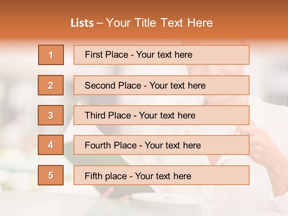 Blonde Woman Beautiful PowerPoint Template