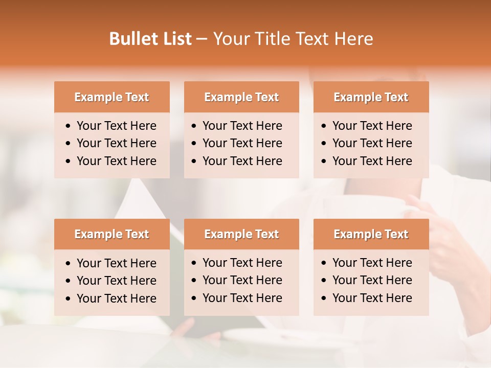 Blonde Woman Beautiful PowerPoint Template