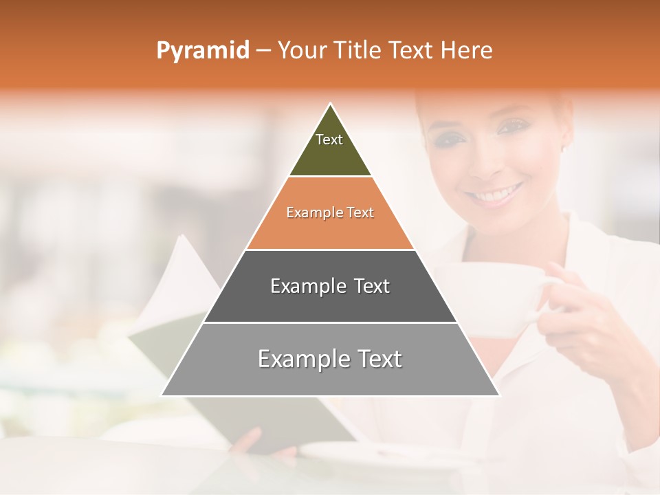 Blonde Woman Beautiful PowerPoint Template