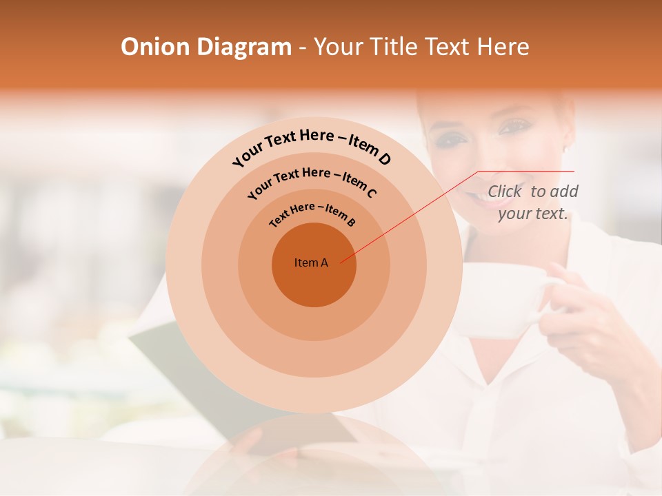 Blonde Woman Beautiful PowerPoint Template