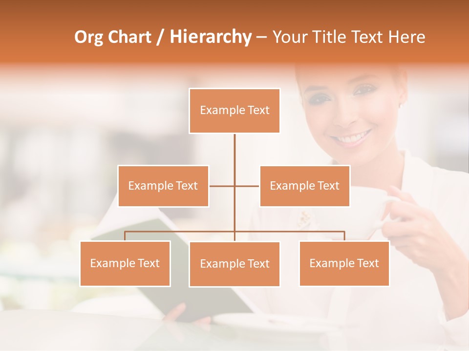 Blonde Woman Beautiful PowerPoint Template