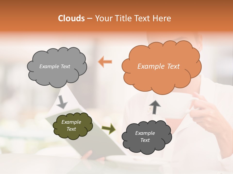 Blonde Woman Beautiful PowerPoint Template