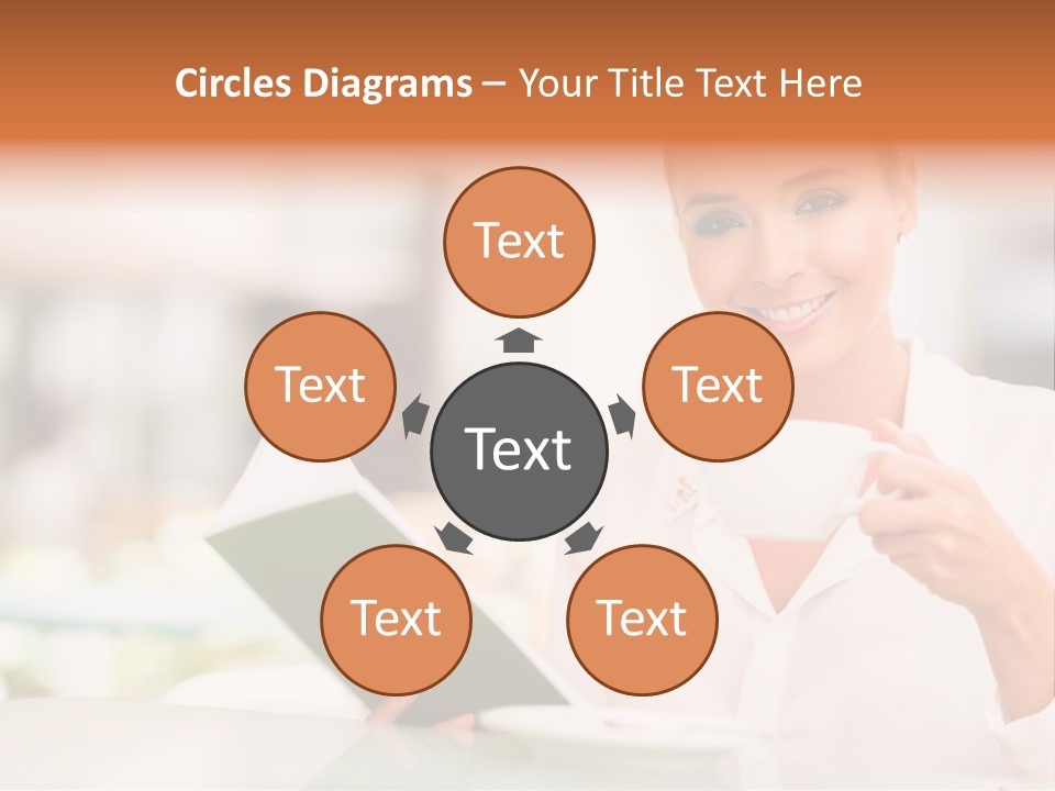 Blonde Woman Beautiful PowerPoint Template