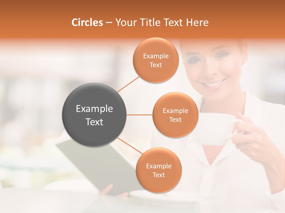 Blonde Woman Beautiful PowerPoint Template