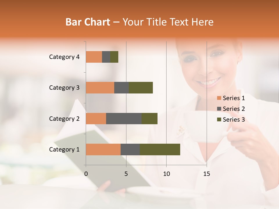 Blonde Woman Beautiful PowerPoint Template