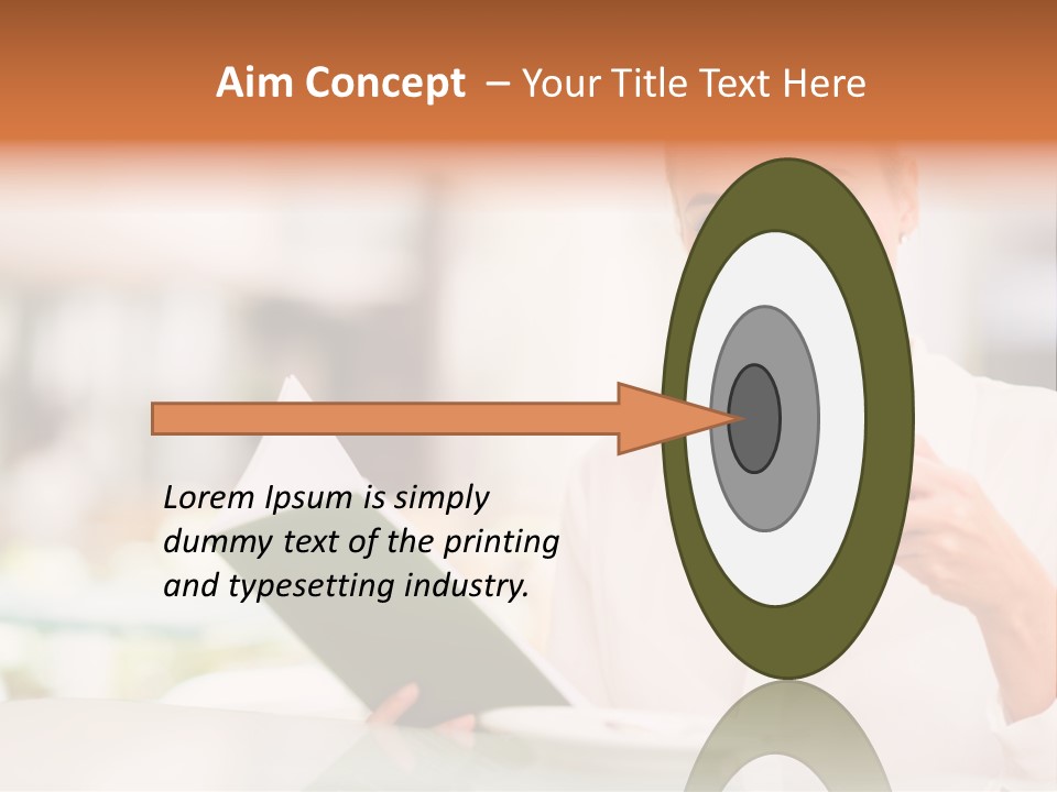 Blonde Woman Beautiful PowerPoint Template