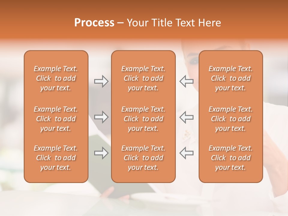 Blonde Woman Beautiful PowerPoint Template