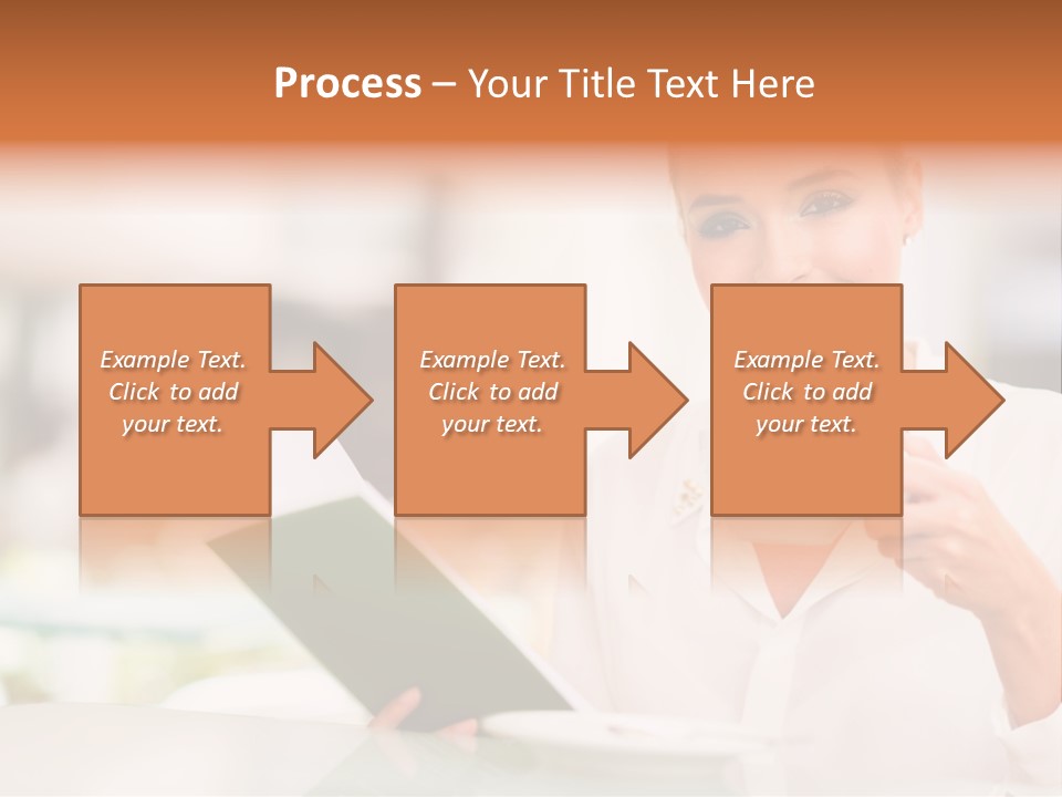 Blonde Woman Beautiful PowerPoint Template