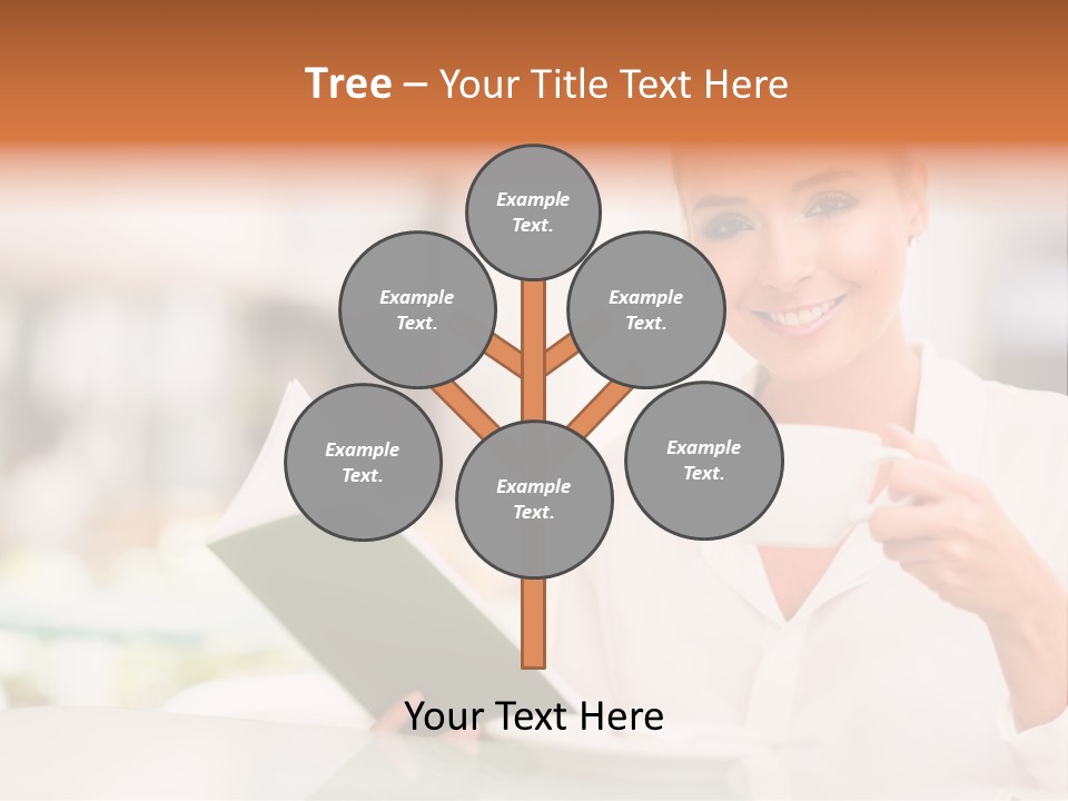 Blonde Woman Beautiful PowerPoint Template