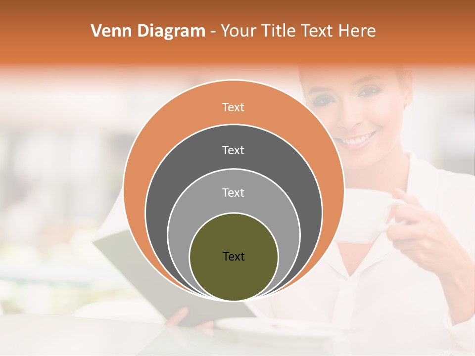 Blonde Woman Beautiful PowerPoint Template