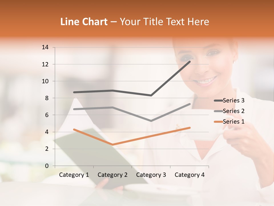 Blonde Woman Beautiful PowerPoint Template