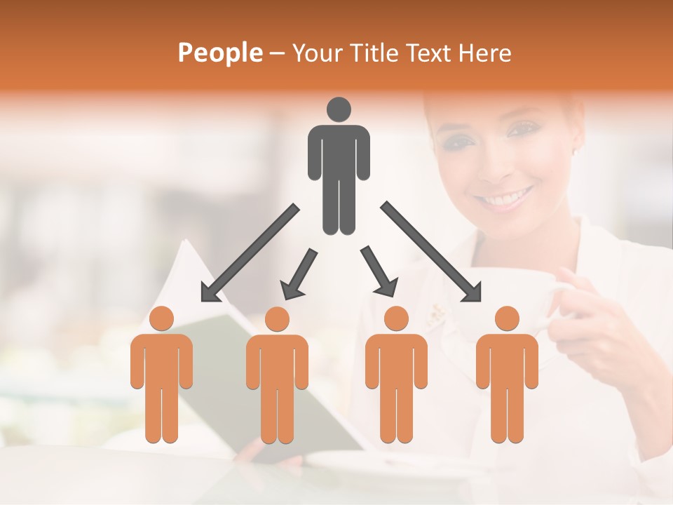 Blonde Woman Beautiful PowerPoint Template