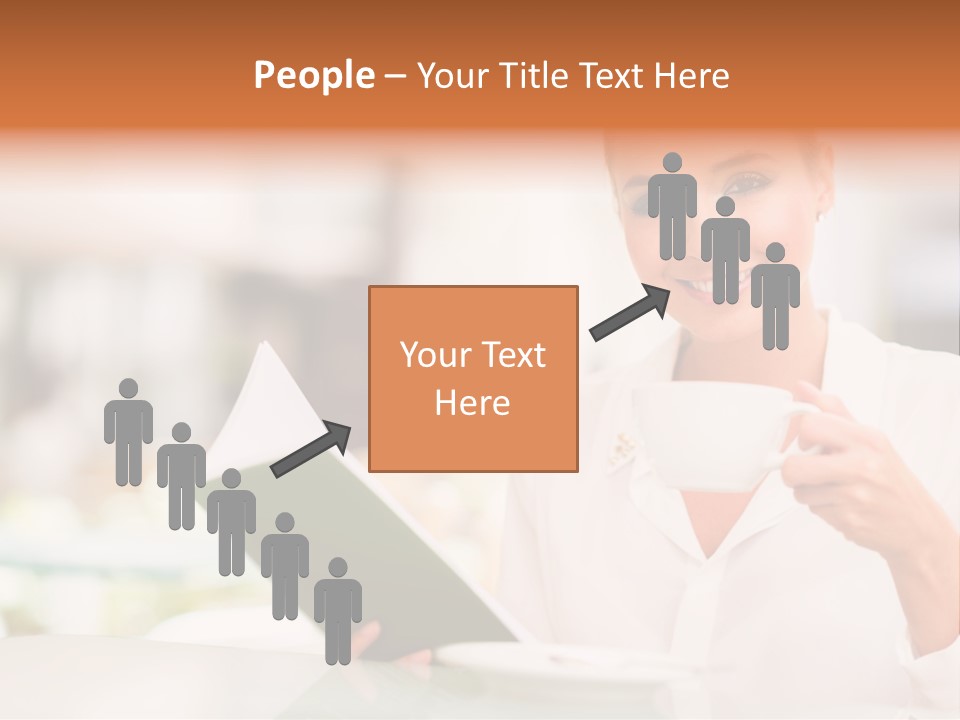 Blonde Woman Beautiful PowerPoint Template